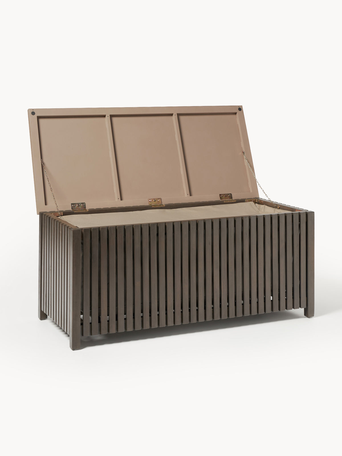 Draggery Arkin Garden Storage Box, Acacia Wood, with Insert, W 129 cm