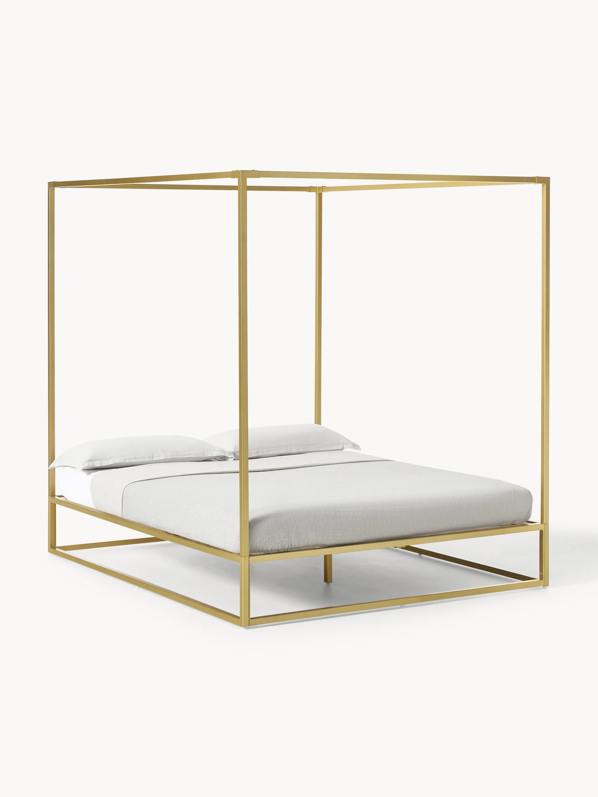 Draggery Belle Metal Bed Frame, Four-Poster