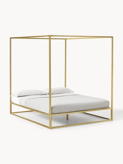 Draggery Belle Metal Bed Frame, Four-Poster