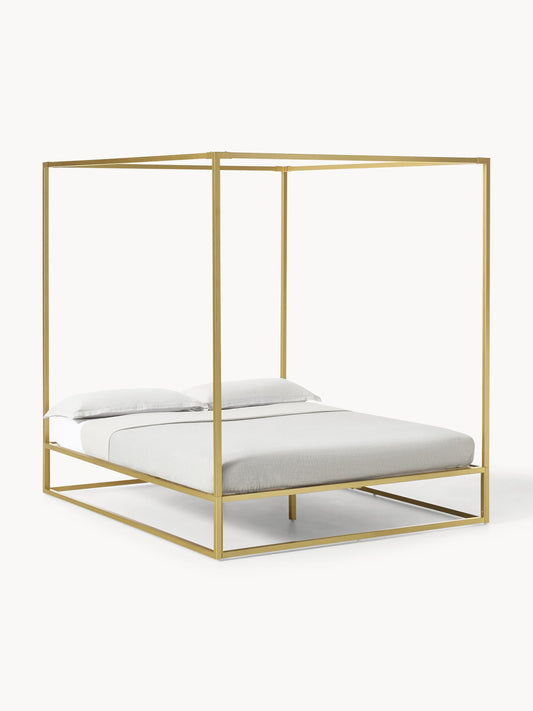 Draggery Belle Metal Bed Frame, Four-Poster