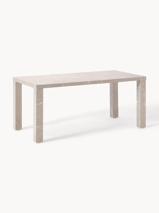 Draggery Carl Dining Table, 180 x 90 cm, in Marble Look