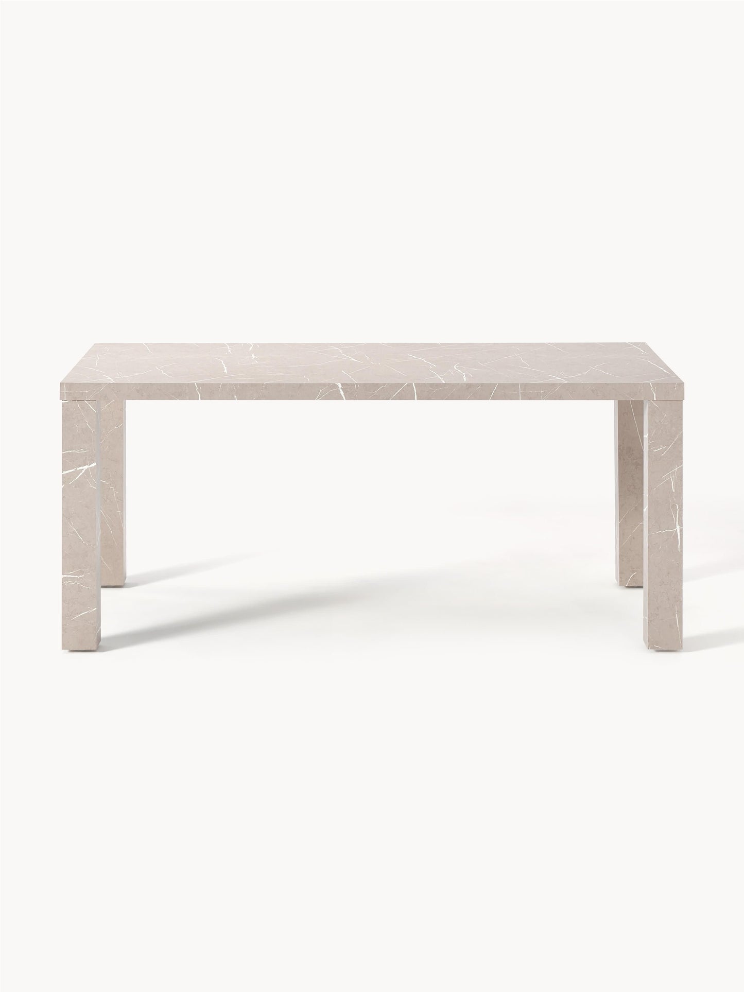Draggery Carl Dining Table, 180 x 90 cm, in Marble Look