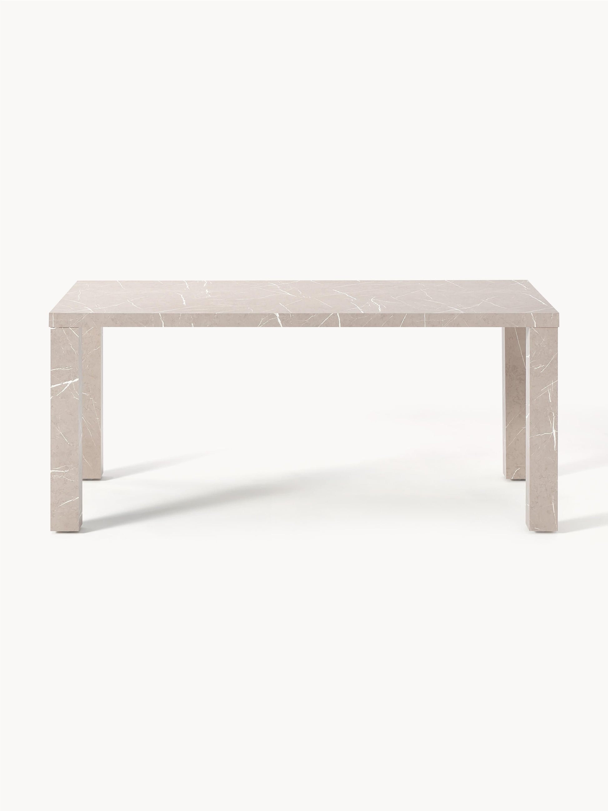 Draggery Carl Dining Table, 180 x 90 cm, in Marble Look