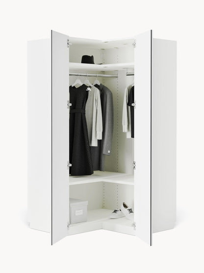 Draggery Charlotte Modular Wardrobe, Corner, 115 cm Wide