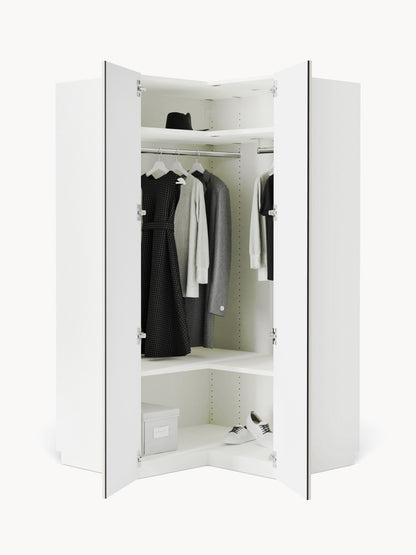 Draggery Charlotte Modular Wardrobe, Corner, 115 cm Wide