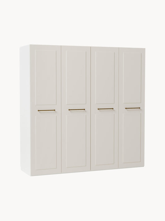 Draggery Charlotte Wardrobe, Modular, Hinged-Door, 200 cm Wide, in Various Sizes