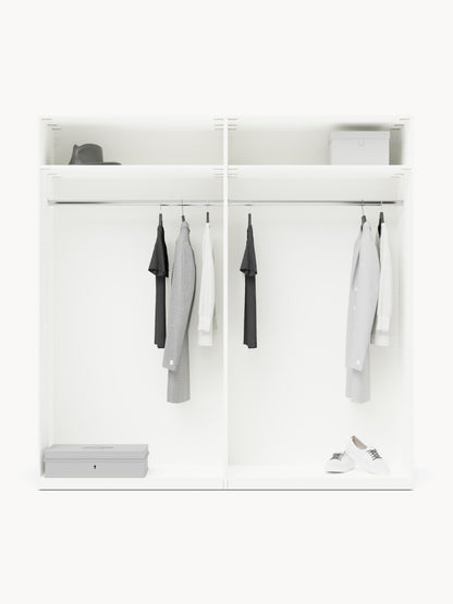 Draggery Charlotte Wardrobe, Modular, Hinged-Door, 200 cm Wide, in Various Sizes