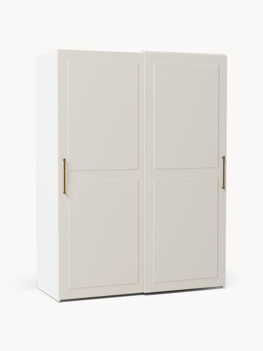 Draggery Charlotte Wardrobe, Modular, Sliding-Door, 150 cm Wide, in Various Sizes