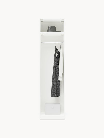 Draggery Charlotte Wardrobe with Hinged Doors, Modular, 50 cm Wide, in Various Sizes