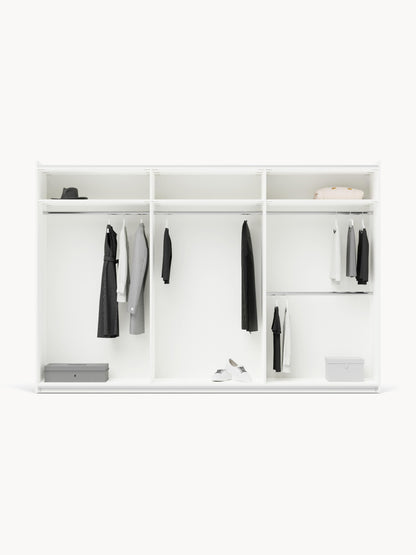 Draggery Charlotte Wardrobe with Sliding Doors, Modular, 300 cm Wide, in Various Sizes
