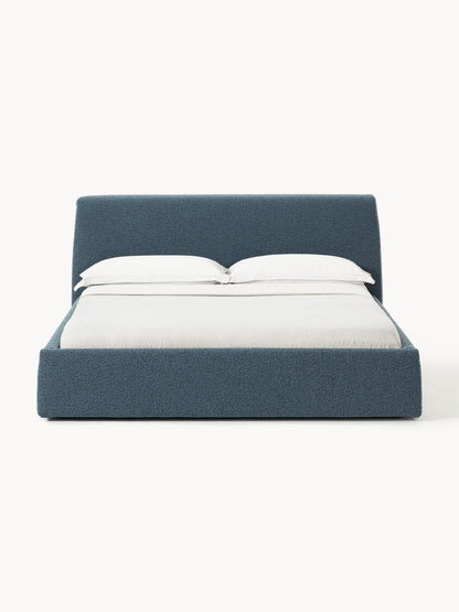 Draggery Cloud Bed with Bouclé Upholstery
