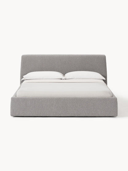 Draggery Cloud Bed with Bouclé Upholstery