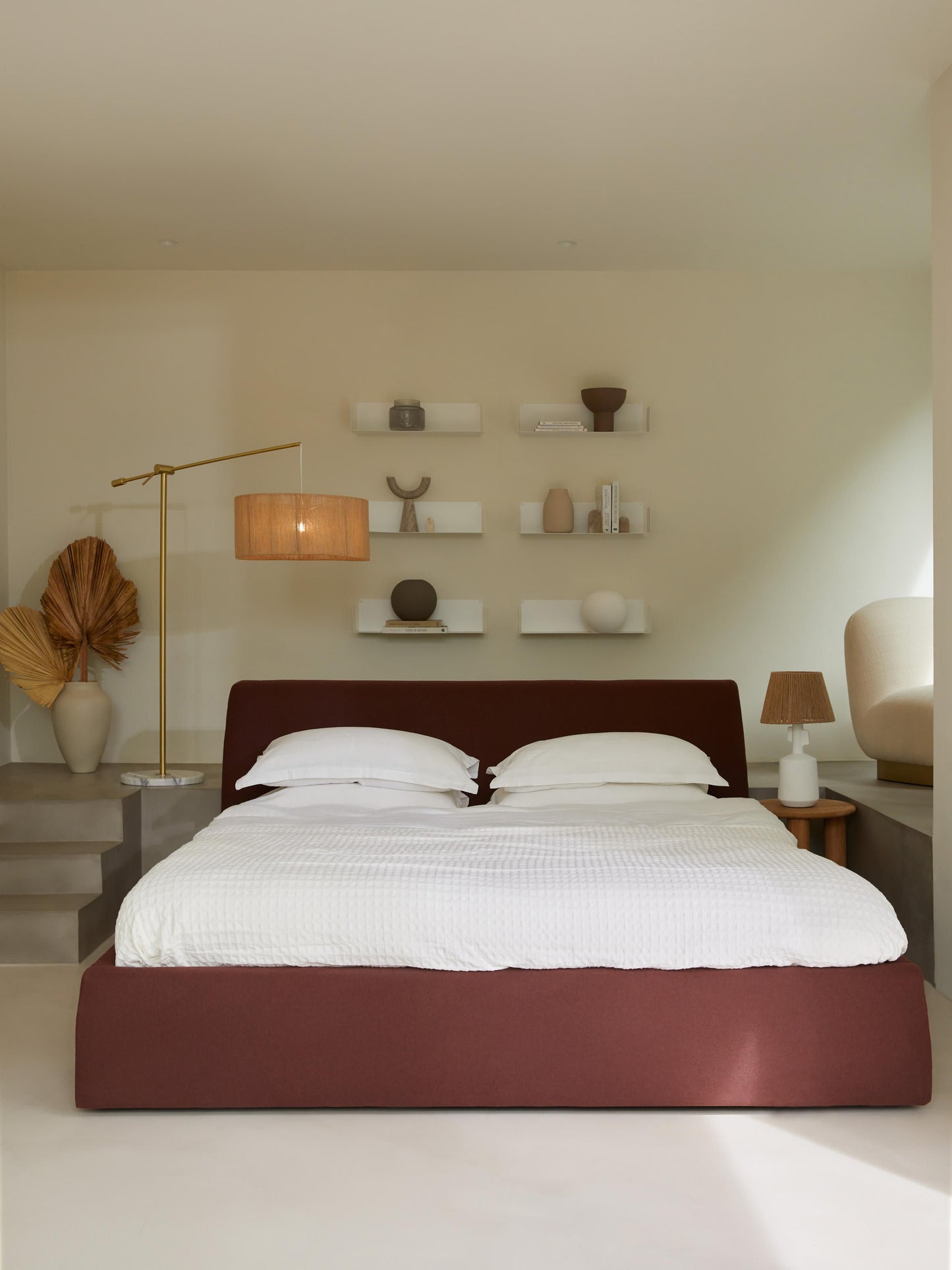 Draggery Cloud Upholstered Bed Frame with Storage