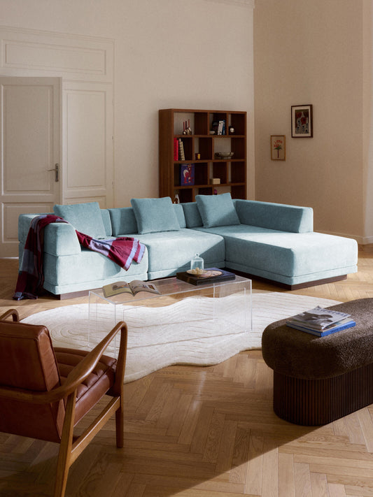 Draggery Colin Corner Module with Ottoman