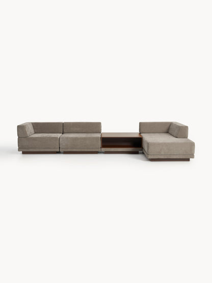 Draggery Colin Modular Corner Sofa with Coffee Table, 4-Seater