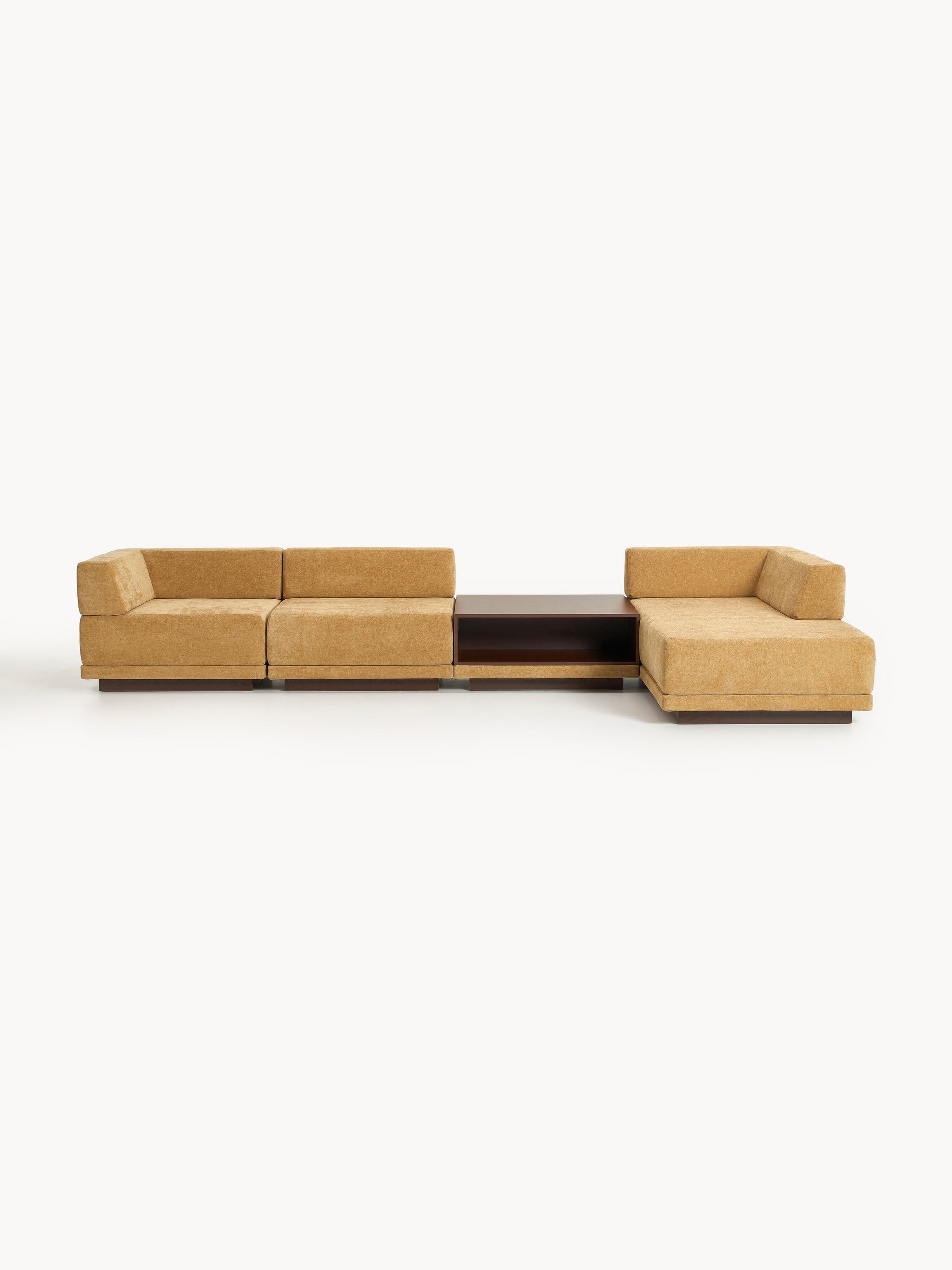 Draggery Colin Modular Corner Sofa with Coffee Table, 4-Seater