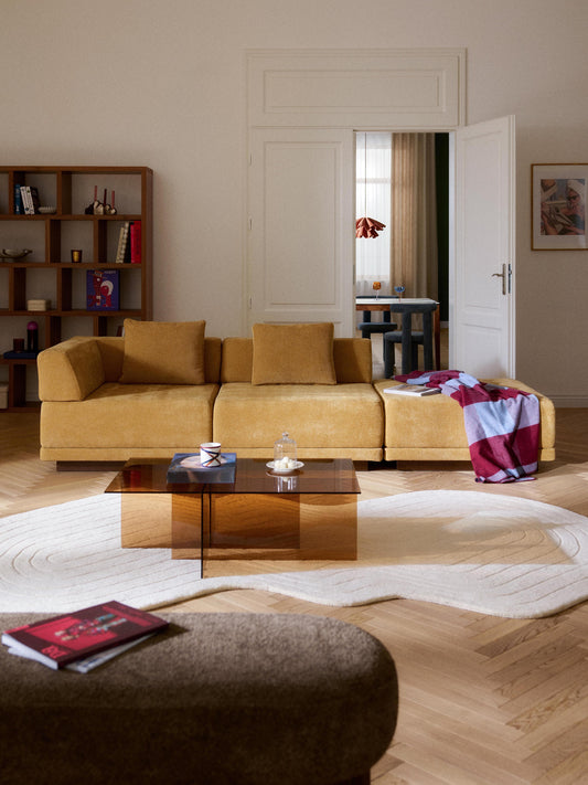 Draggery Colin Modular Sofa and Ottoman, 4-Seater