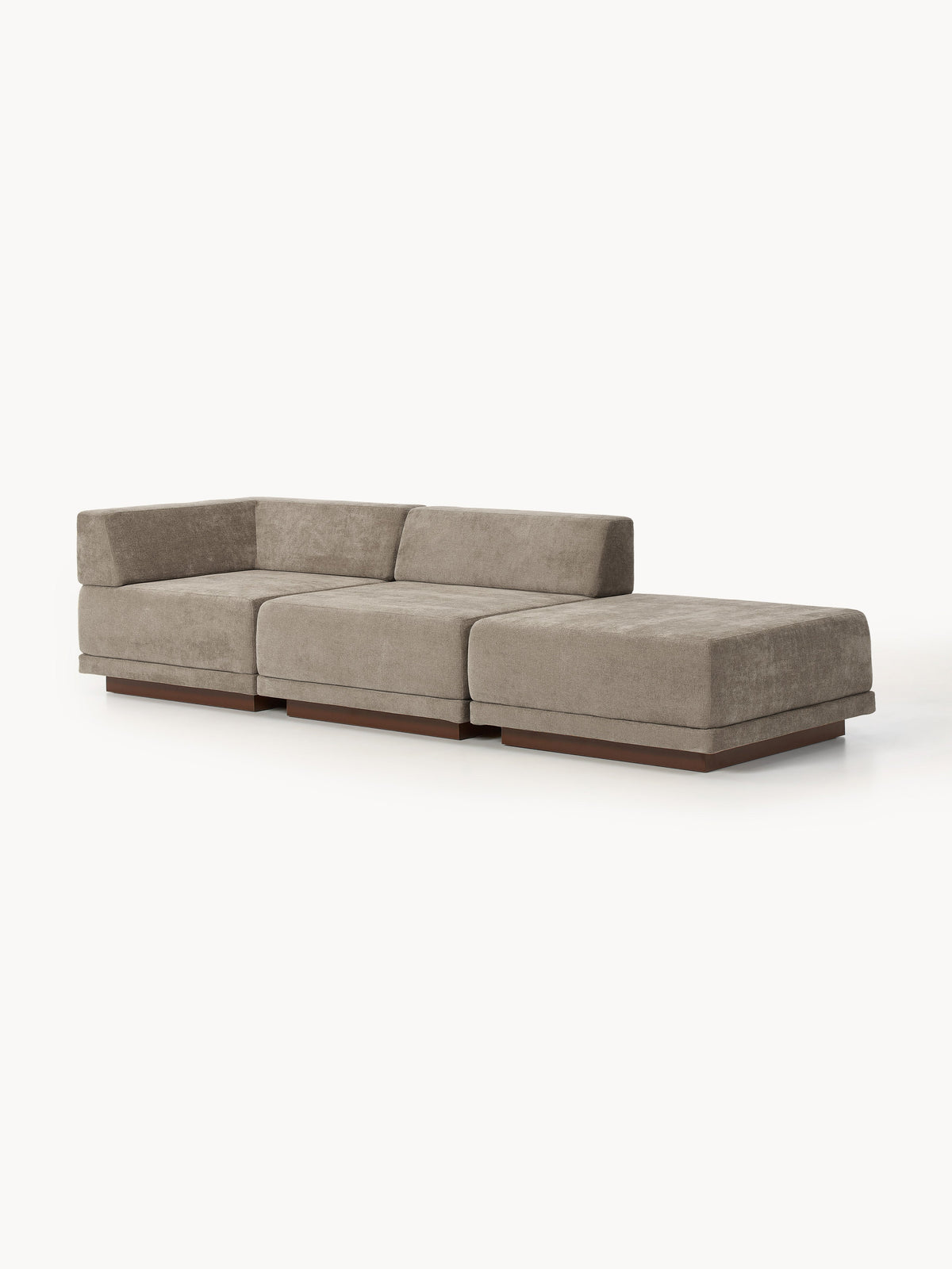 Draggery Colin Modular Sofa and Ottoman, 4-Seater