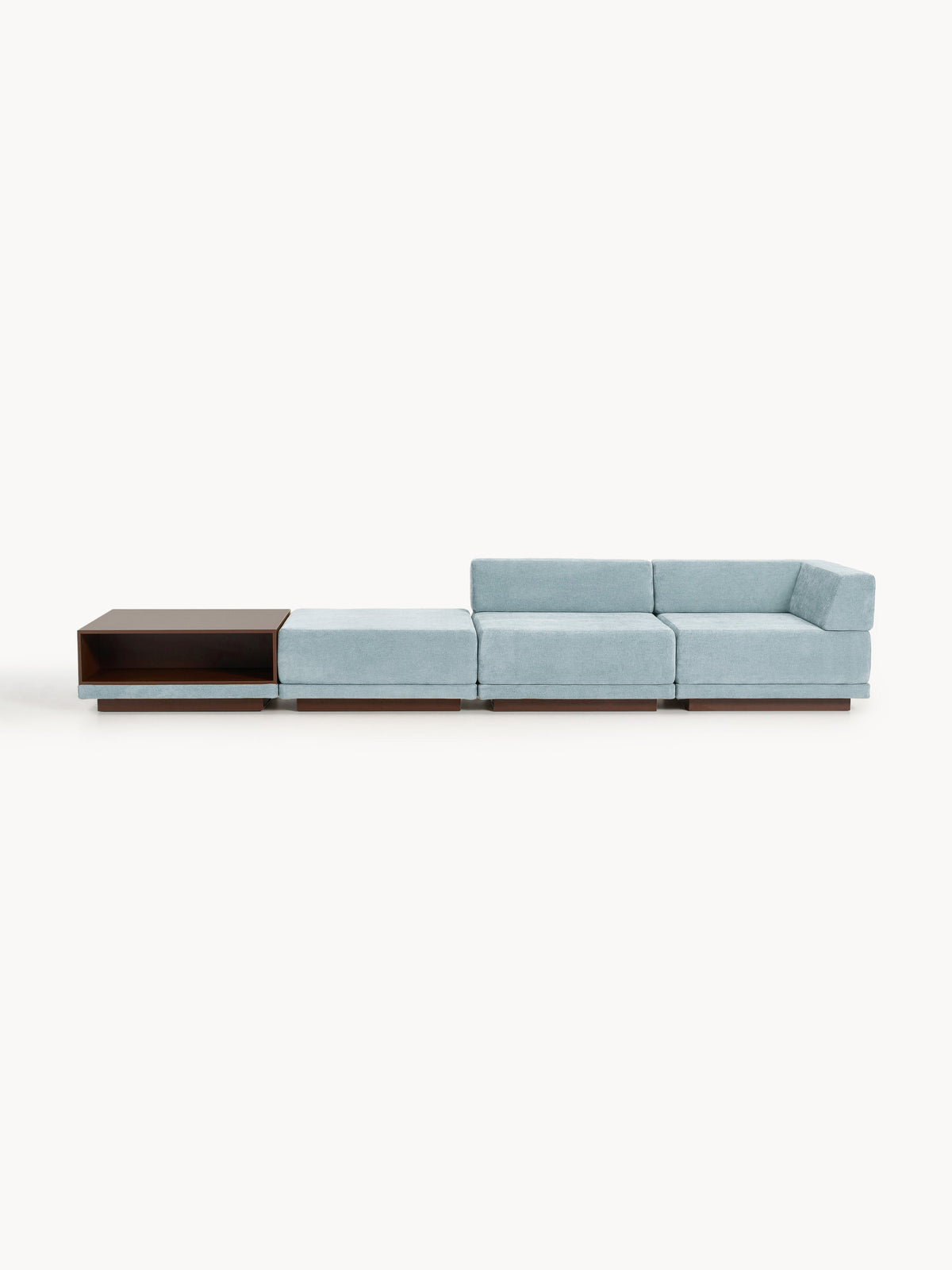 Draggery Colin Modular Sofa with Coffee Table & Ottoman, 4-Seater