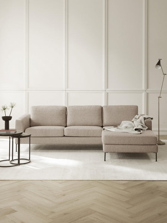 Draggery Cucita Corner Sofa: 3-Seater