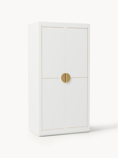 Draggery Denise Wardrobe, Modular, Hinged-Door, 100 cm Wide, in Various Sizes
