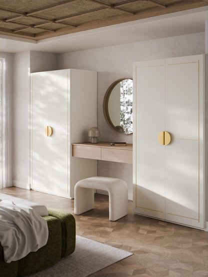Draggery Denise Wardrobe, Modular, Hinged-Door, 100 cm Wide, in Various Sizes
