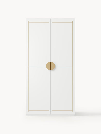 Draggery Denise Wardrobe, Modular, Hinged-Door, 100 cm Wide, in Various Sizes