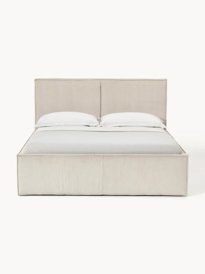 Draggery Dream Bed with Corduroy Upholstery
