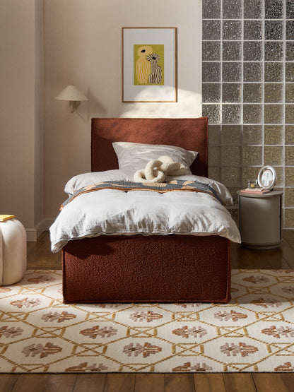 Draggery Dream Single Bed Frame in Bouclé