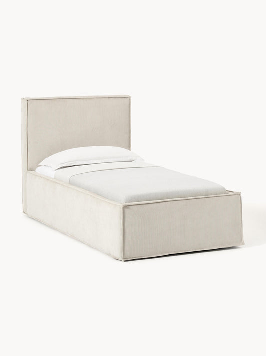 Draggery Dream Single Bed Frame in Corduroy