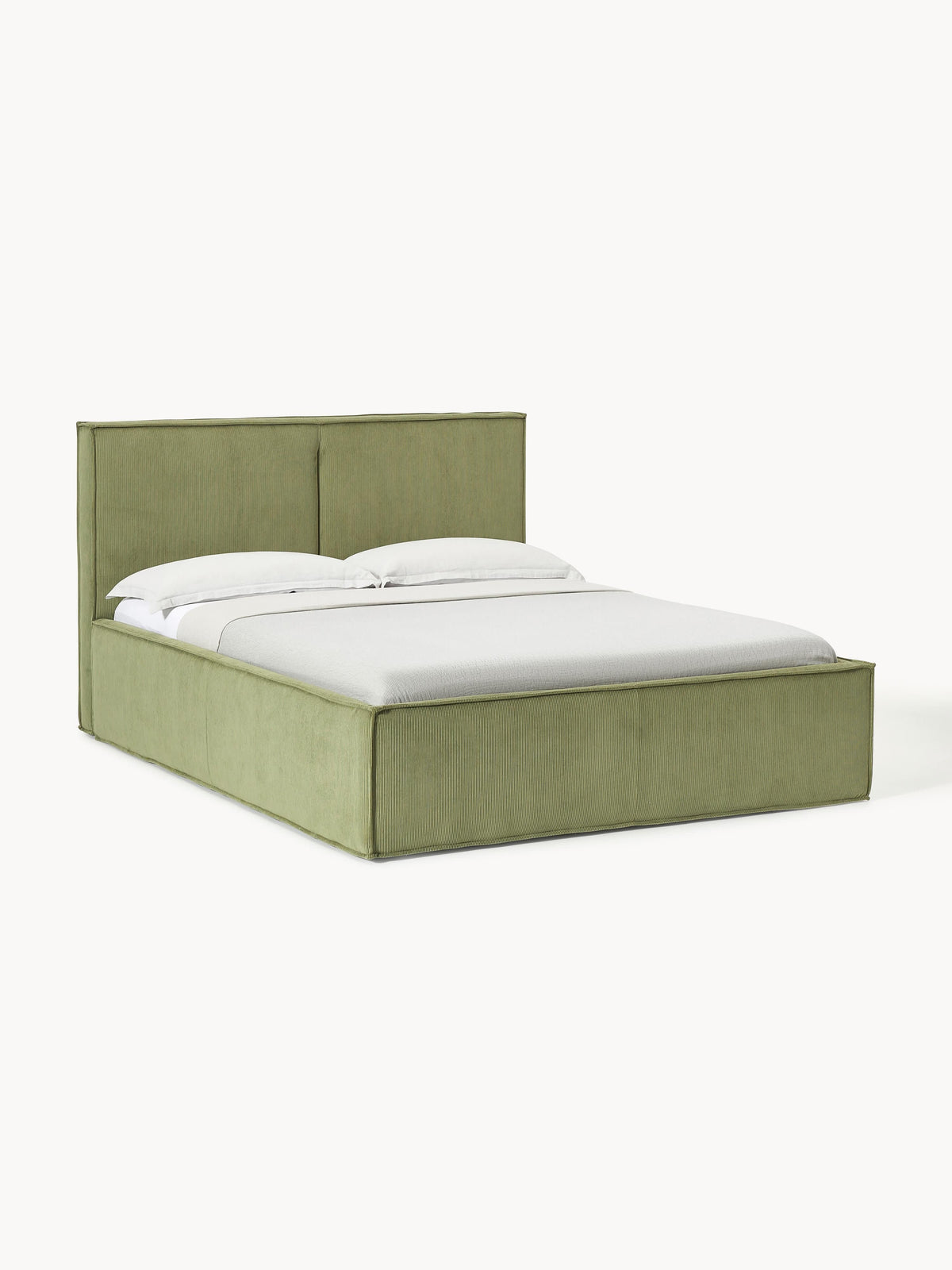 Draggery Dream Upholstered Bed with Storage, Corduroy