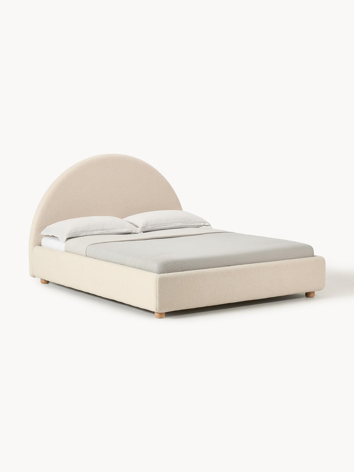 Draggery Ebba Bed with Teddy Upholstery