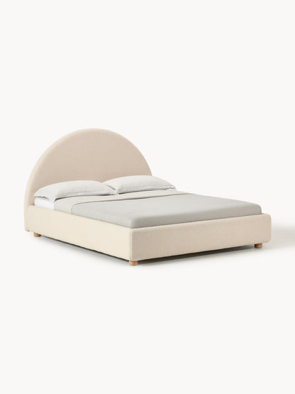 Draggery Ebba Bed with Teddy Upholstery