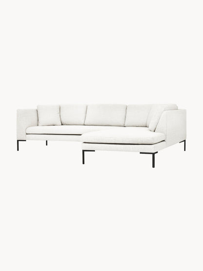 Draggery Emma Corner Sofa: Metal Legs