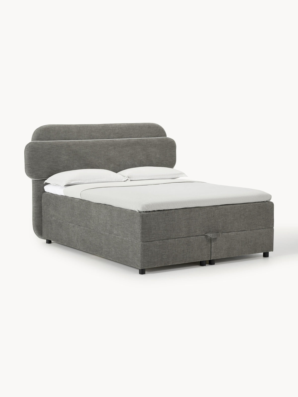 Draggery Enrica Box Spring Bed Frame with Storage