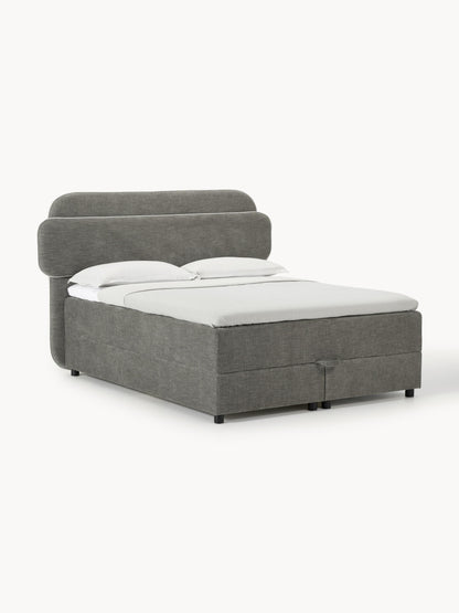 Draggery Enrica Box Spring Bed Frame with Storage