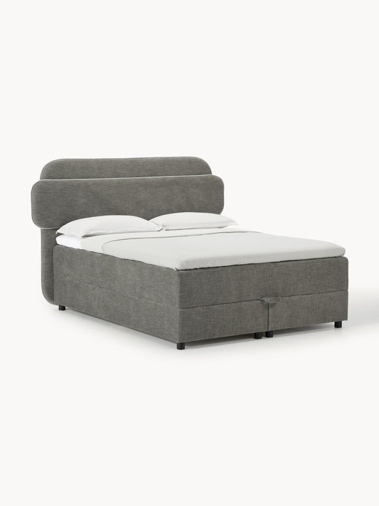 Draggery Enrica Box Spring Bed Frame with Storage
