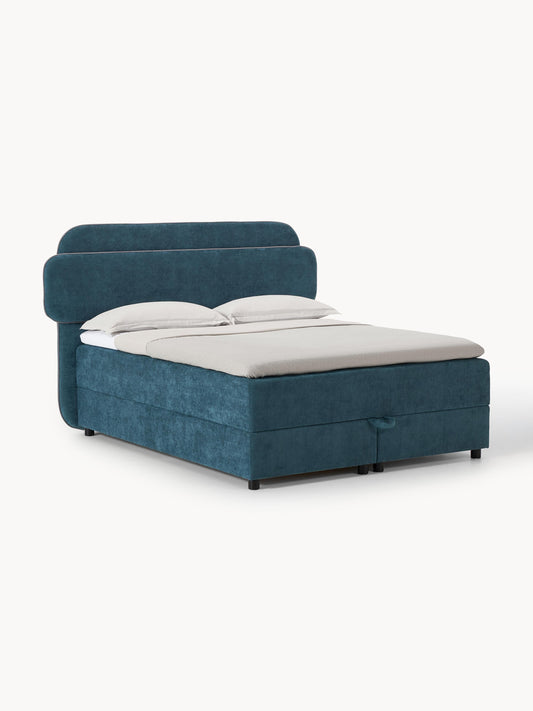 Draggery Enrica Box Spring Bed Frame with Storage