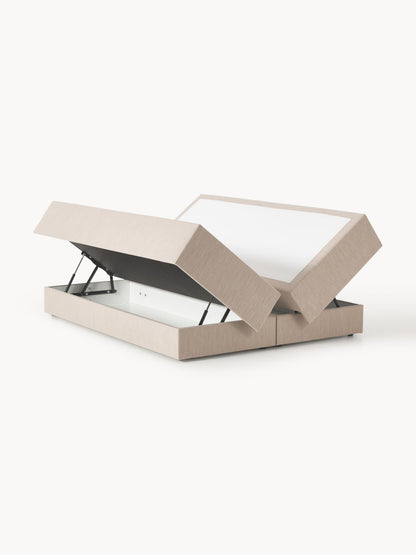 Draggery Enya Box Spring Bed Frame with Storage