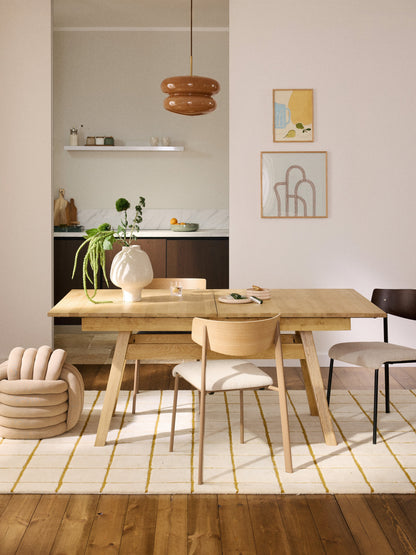 Draggery Ethan Dining Table, Extending, 180 - 220 x 100 cm