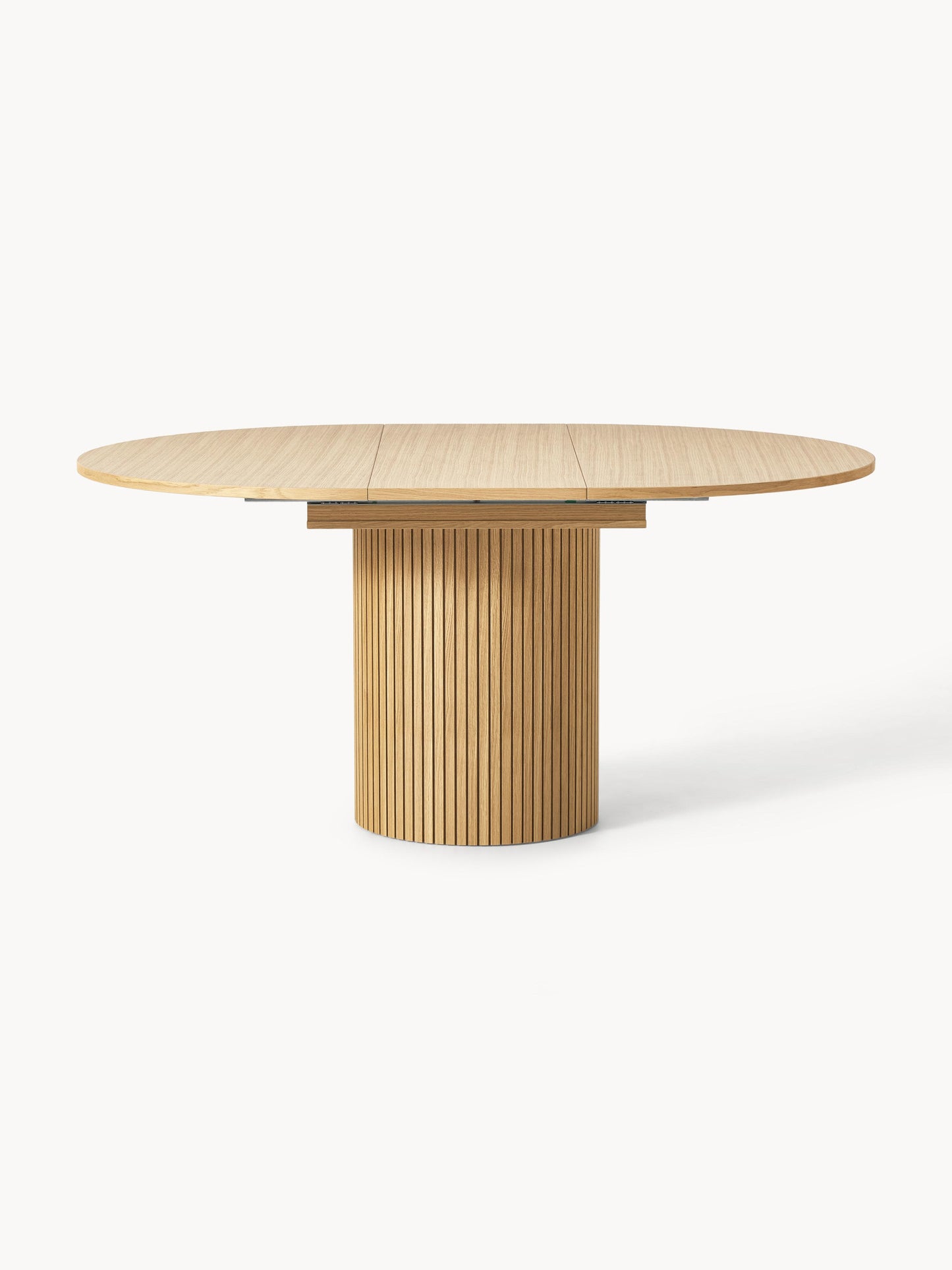 Draggery Filo Dining Table, Extendable with Grooved Texture, 120 - 160 x 75 cm