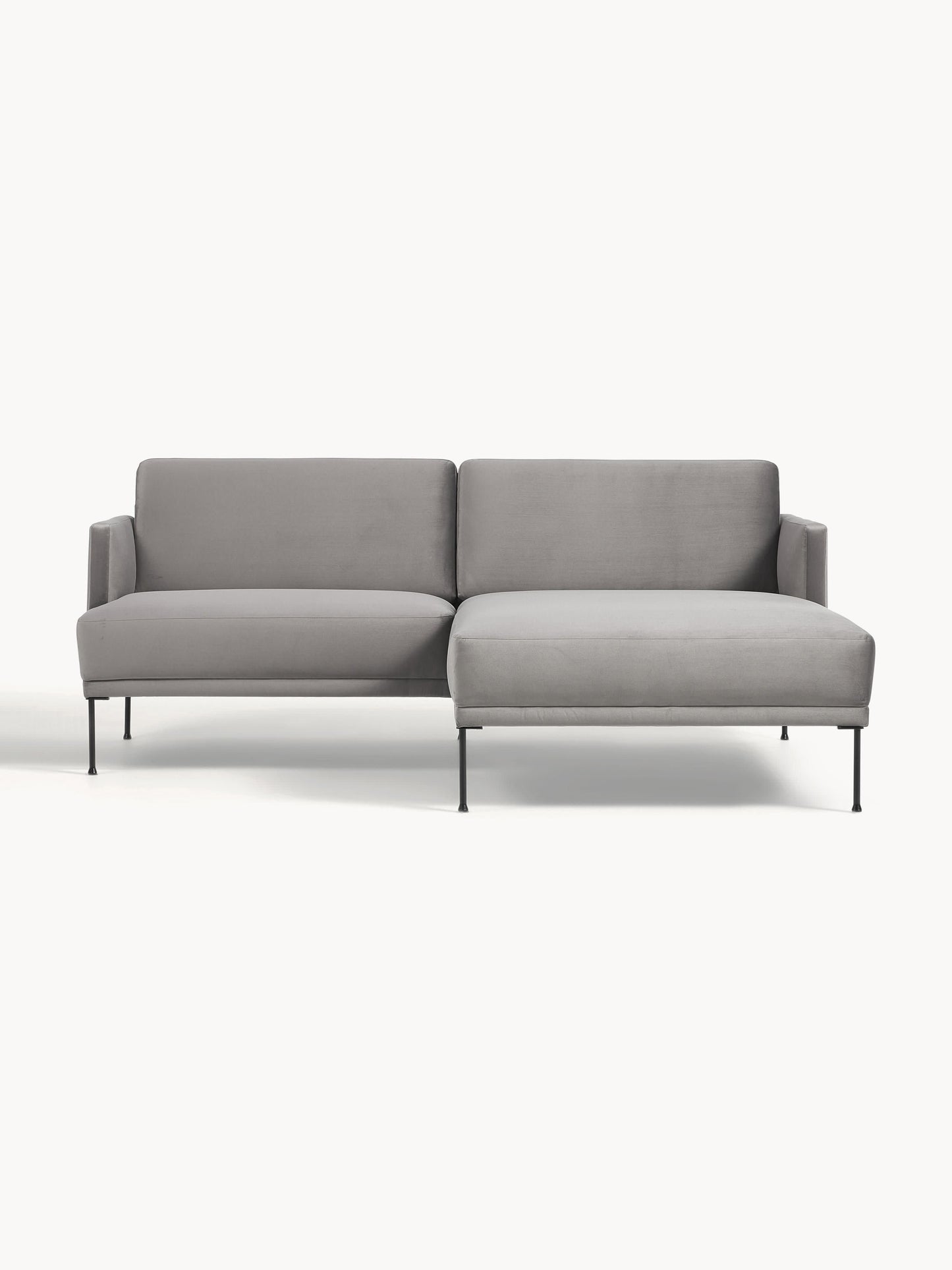 Draggery Fluente Small Corner Sofa with Velvet Cover