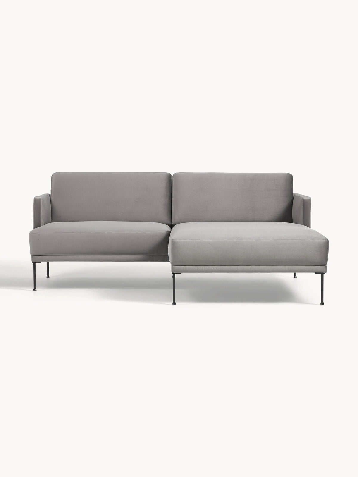 Draggery Fluente Small Corner Sofa with Velvet Cover