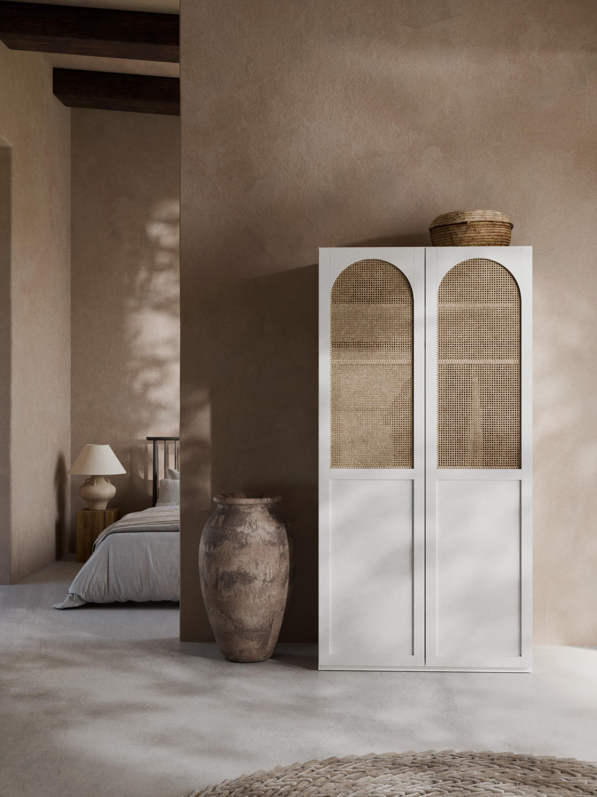 Draggery Jeanne Wardrobe, Modular, Hinged-Door, 100 cm Wide, in Various Sizes