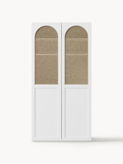 Draggery Jeanne Wardrobe, Modular, Hinged-Door, 100 cm Wide, in Various Sizes