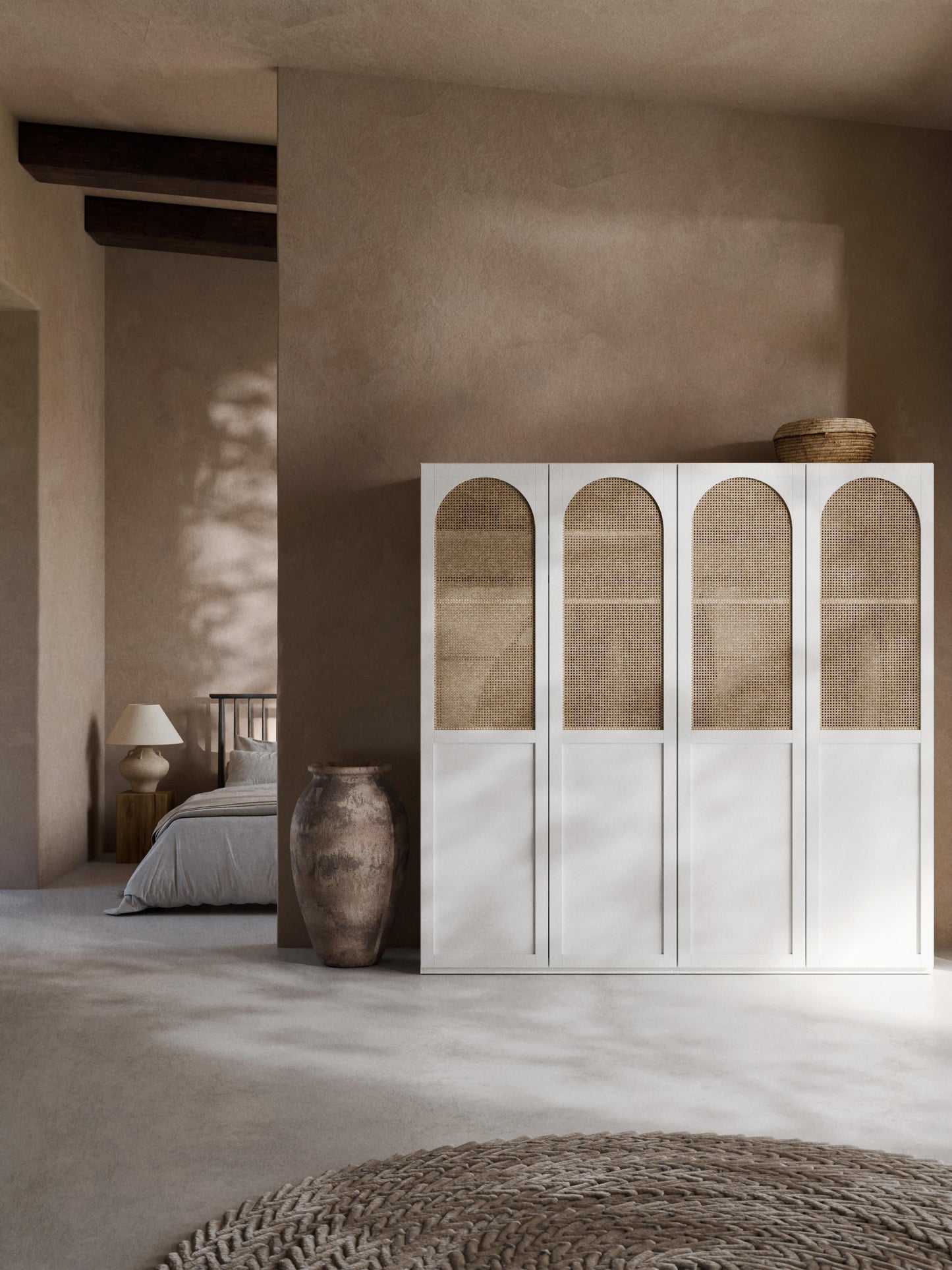Draggery Jeanne Wardrobe, Modular, Hinged-Door, 200 cm Wide, in Various Sizes