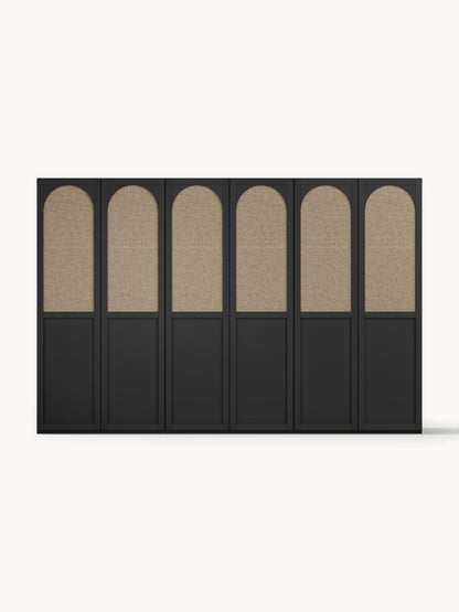 Draggery Jeanne Wardrobe, Modular, Hinged-Door, 300 cm Wide, in Various Sizes