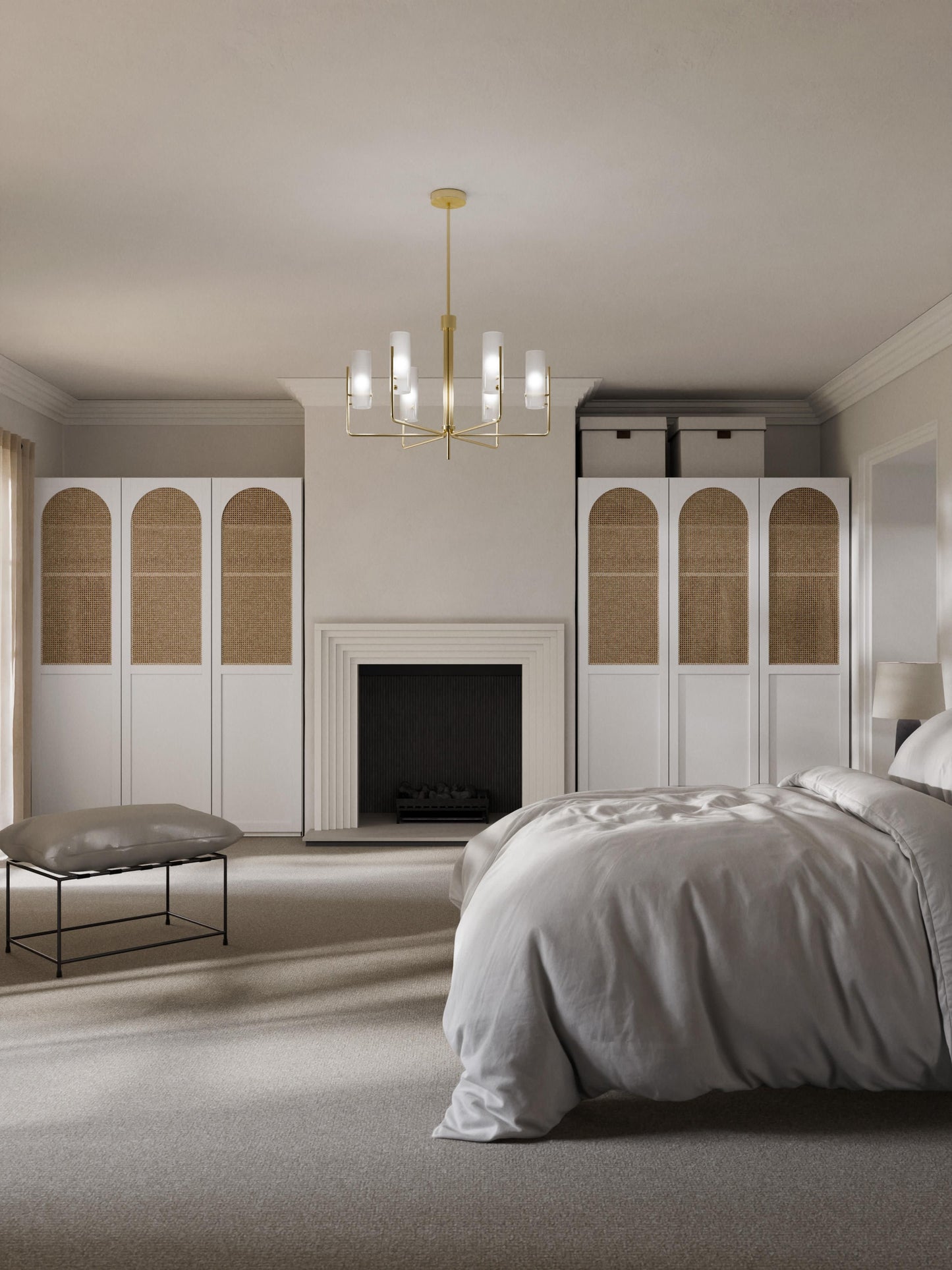 Draggery Jeanne Wardrobe with Hinged Doors, Modular, 50 cm Wide, in Various Sizes