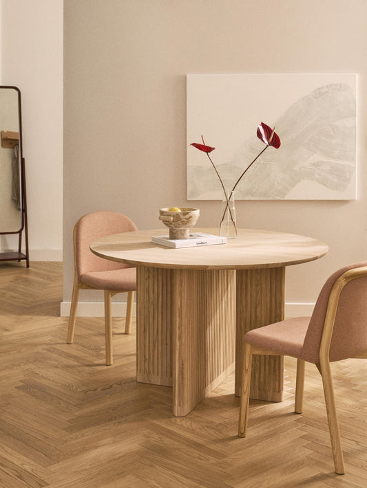 Draggery Jolka Oak Dining Table, Round, Ø 120 cm