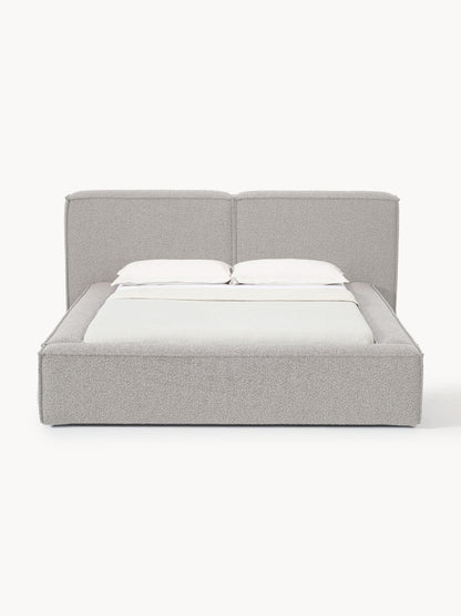 Draggery Lennon Bed with Bouclé Upholstery